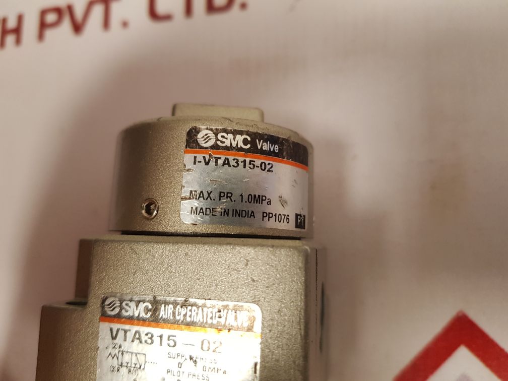 Smc Vta315-02 Air Operated Valve