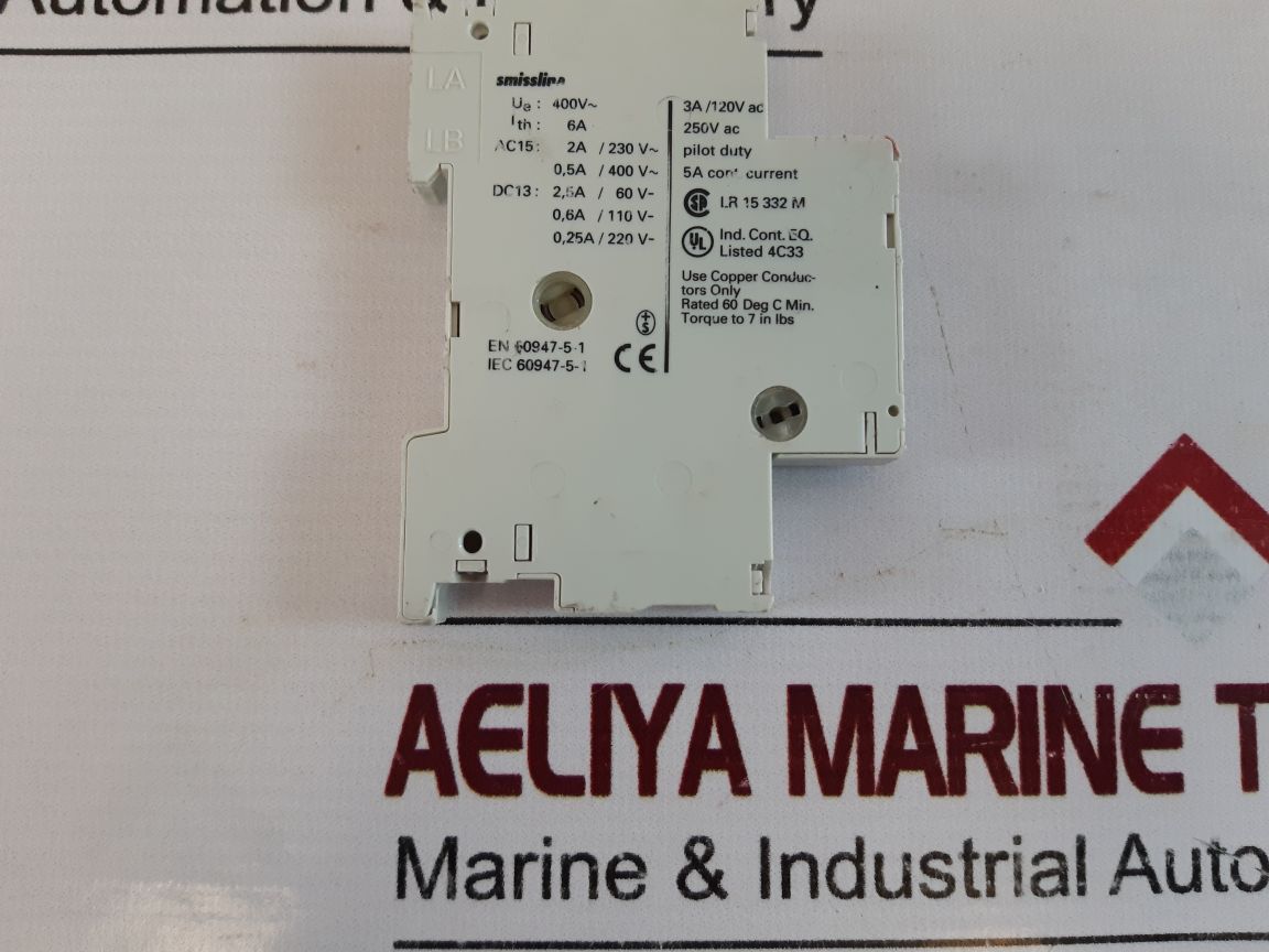 Abb Smissline Sbh11 Auxiliary Switch