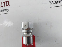 Lot Of 4X Snap-tite S72N66Fv Quick Release Coupling