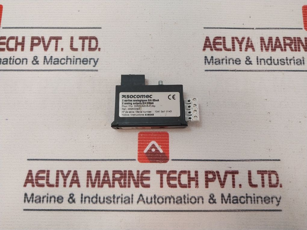 Socomec 48250093 Analog Output Module