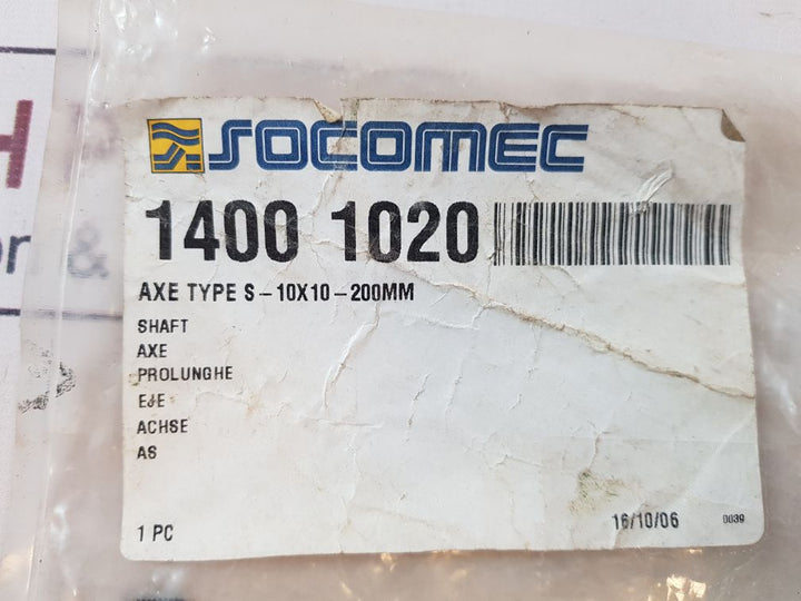 Socomec Axe Type S-10X10-200Mm Shaft 1400 1020