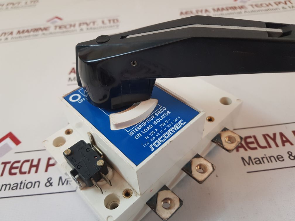 Socomec sirco 125 a on load isolator-switch 750 v~