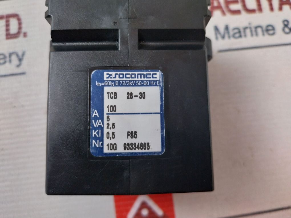 Socomec Tcb 28-30 Current Transformer Vde 0414