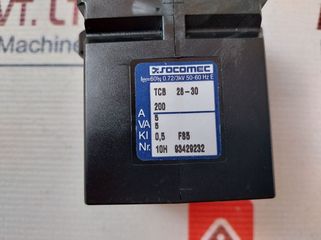 Socomec Tcb 28-30 Current Transformers 200A