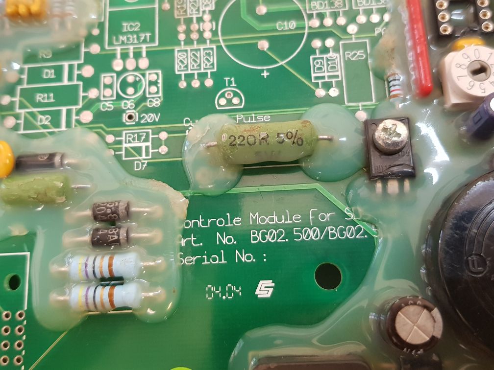 Sofetec Control Field Bg02.501/Bg02.502 Control Module For Sds-48