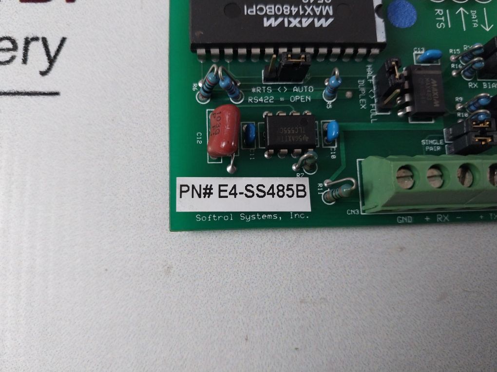 Softrol Systems E4-ss485B Pcb Card