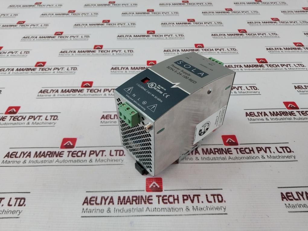 Sola Sdn5-24-100Red Dual Redundant Power Supply 115/230Vac 2.6/1.4A 50-60 Hz