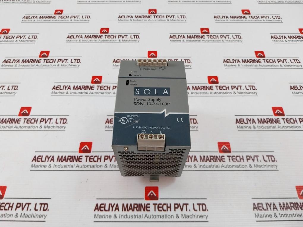 Sola Sdn 10-24-100P Power Supply 115230 Vac 5.02.0A 5060 Hz

