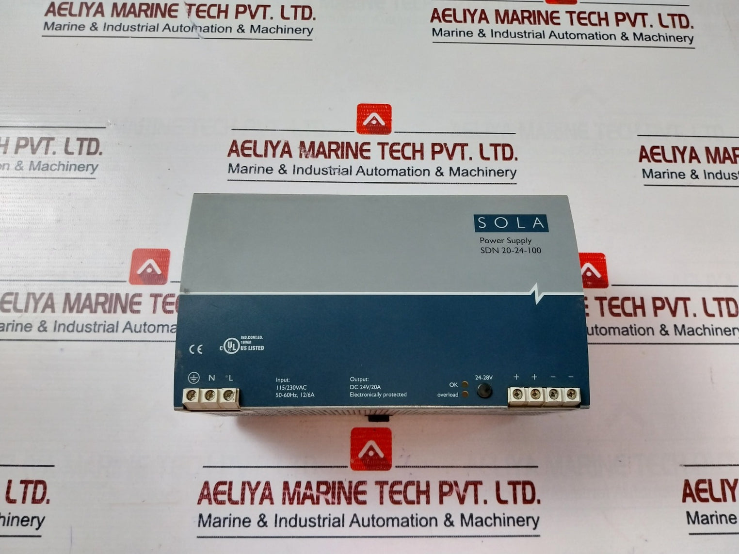 Sola Sdn 20-24-100 Electronically Protected Power Supply Dc 24V/20A