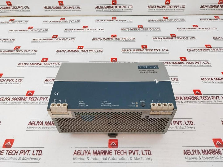 Sola Sdn 20-24-200 Power Supply 230V Ac 50-60Hz