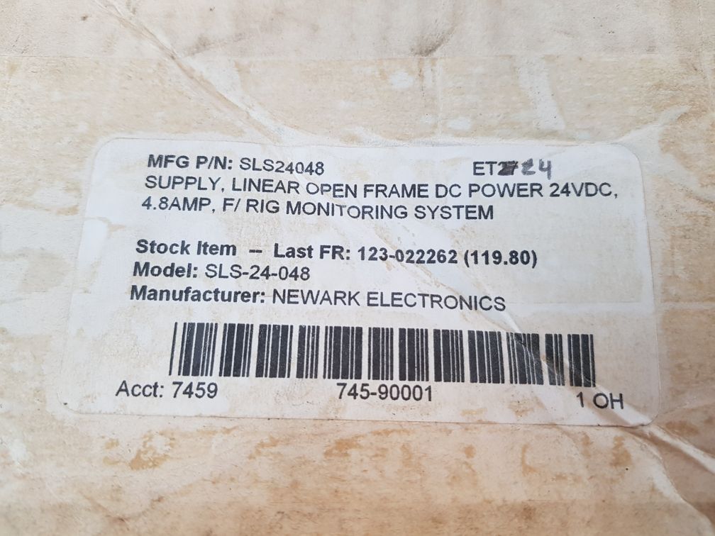 Sola Sls-24-048T Regulated Power Supply
