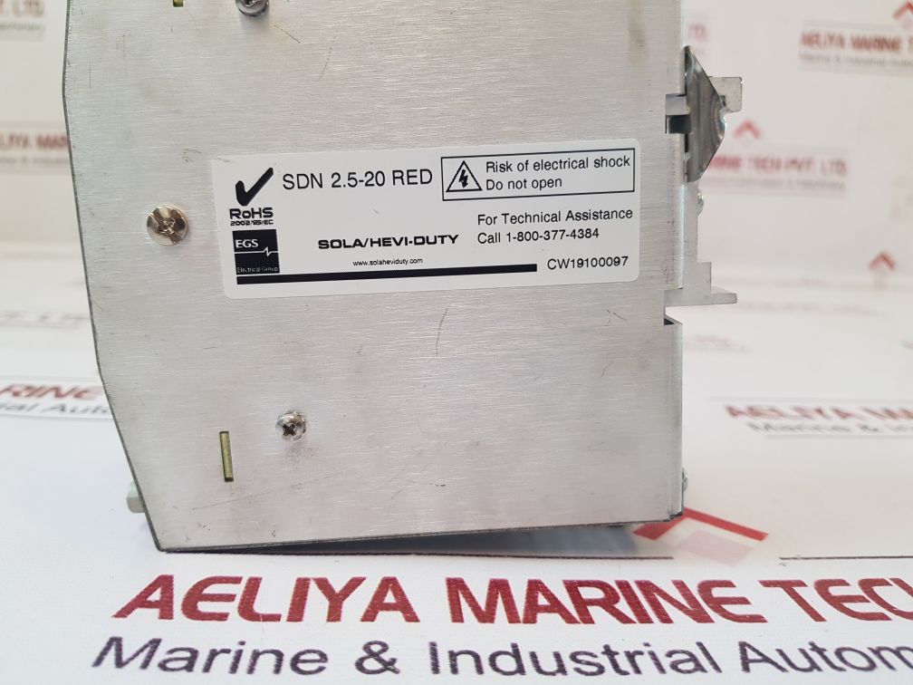 SolaHevi-duty Sdn 2.5-20 Red Power Supply