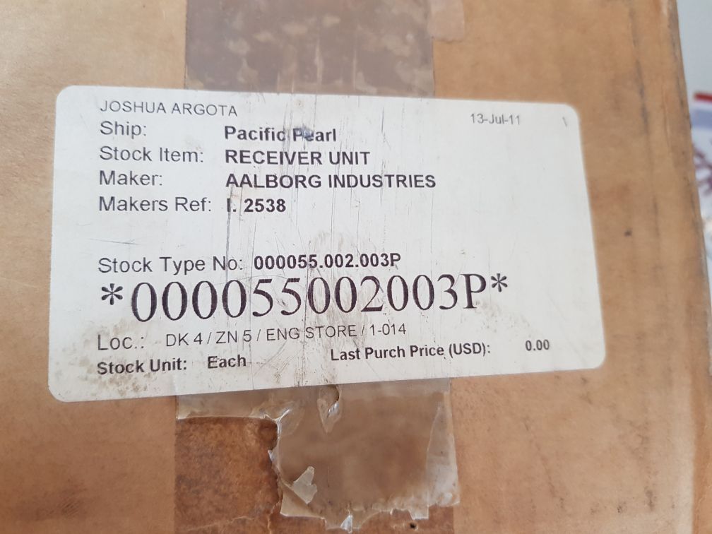 Solartron Mobrey I2538 Electricon Receiver