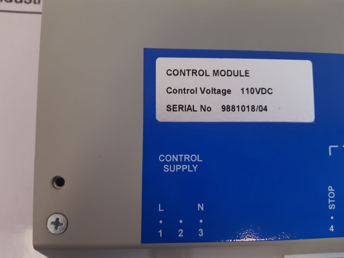 Solcon Hrvs-dn Medium Voltage Digital Soft Starter Control Module 110Vdc