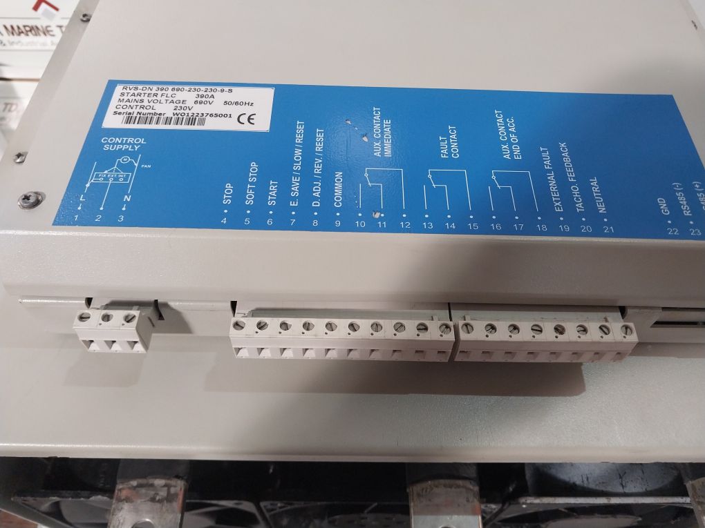 Solcon Rvs-dn 390 690-230-230-9-s Digital Reduced Voltage Starter