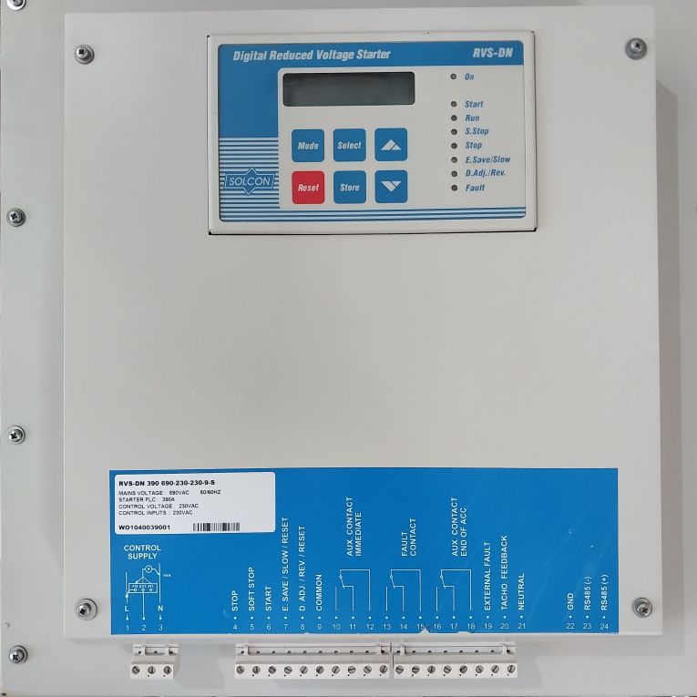 Solcon Rvs-dn 390 690-230-230-9-s Digital Reduced Voltage Starter