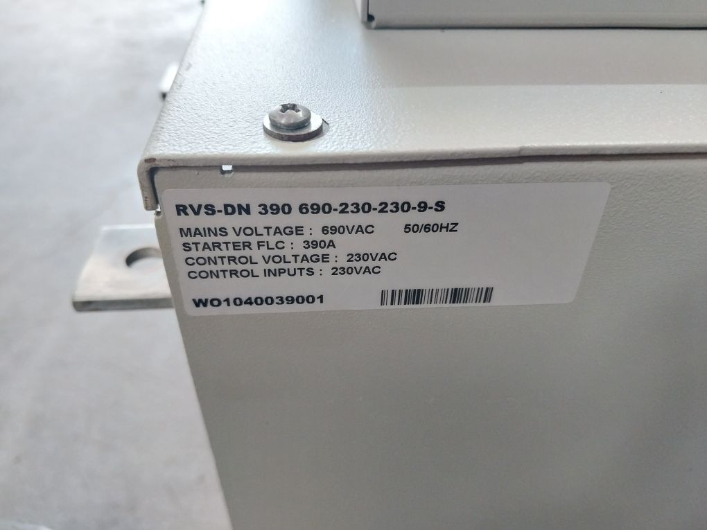 Solcon Rvs-dn 390 690-230-230-9-s Digital Reduced Voltage Starter