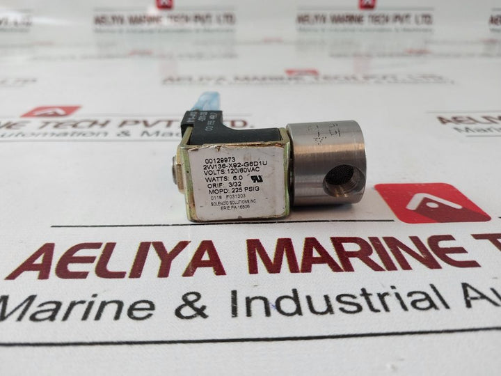 Solenoid Solutions 2W136-x92-g6D1U Solenoid Valve 00129973