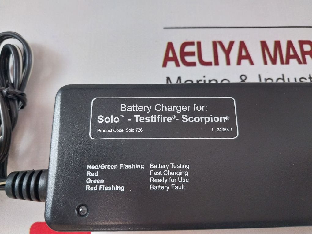 Solo Testifire Scorpion 726 Battery Charger Kit