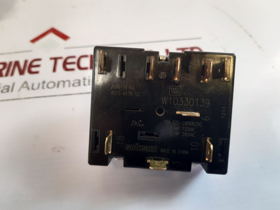 Solteam W10330139 Cycle Selector Switch