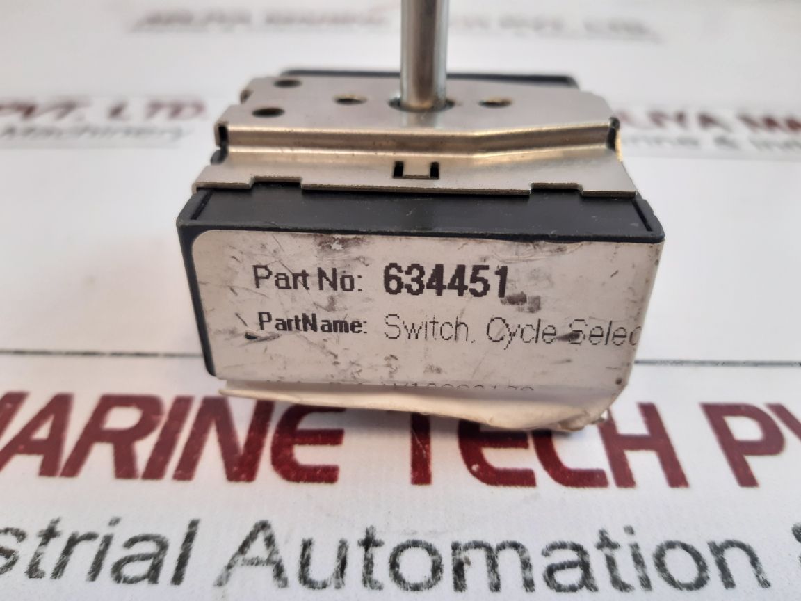 Solteam W10330139 Cycle Selector Switch