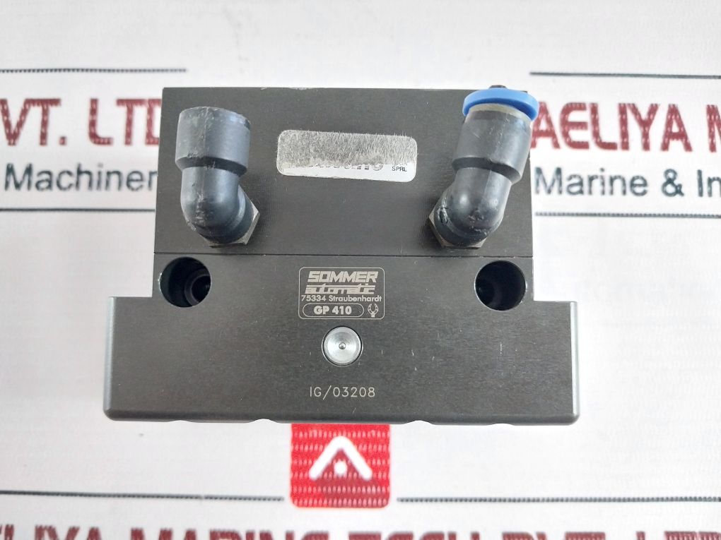 Sommer Automatic Gp 410 Type Nc Pneumatic Parallel Gripper
