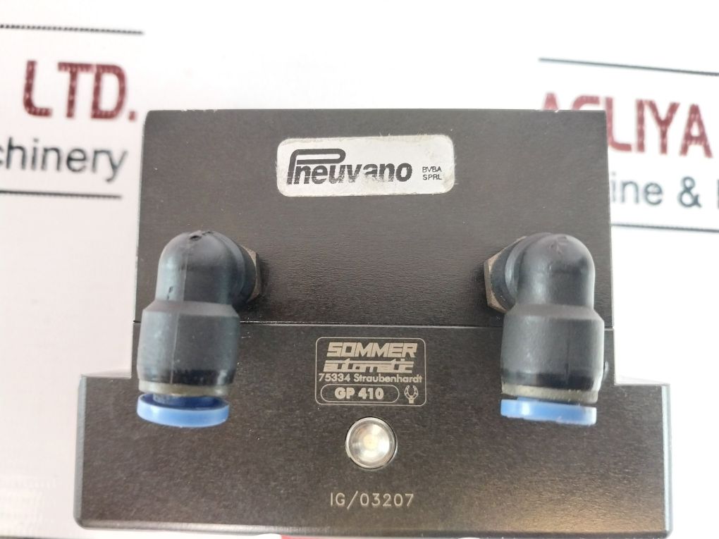 Sommer Automatic Gp 410 Nc Pneumatic Parallel Gripper