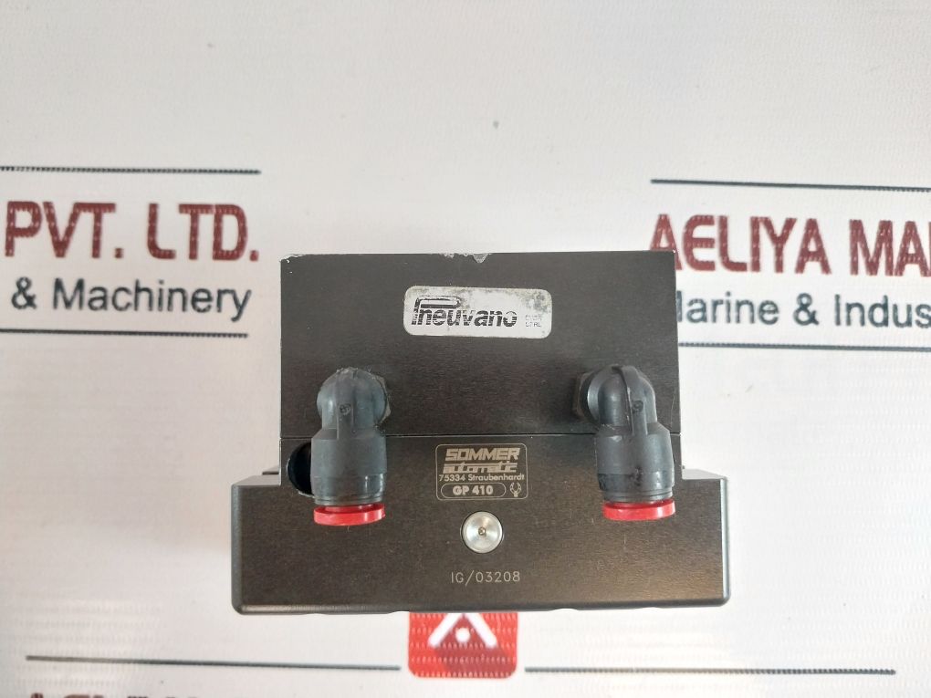 Sommer Automatic Gp 410 NC Pneumatic Parallel Gripper 03208