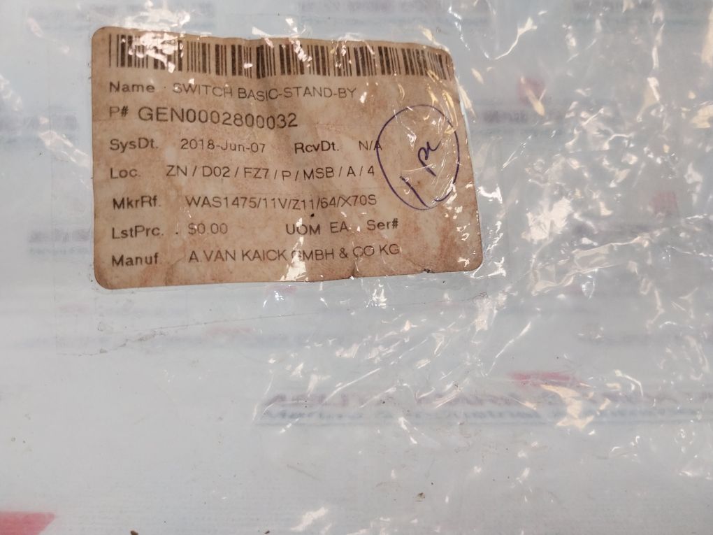 Sontheimer Was1475/11V/Z11/64/X70S