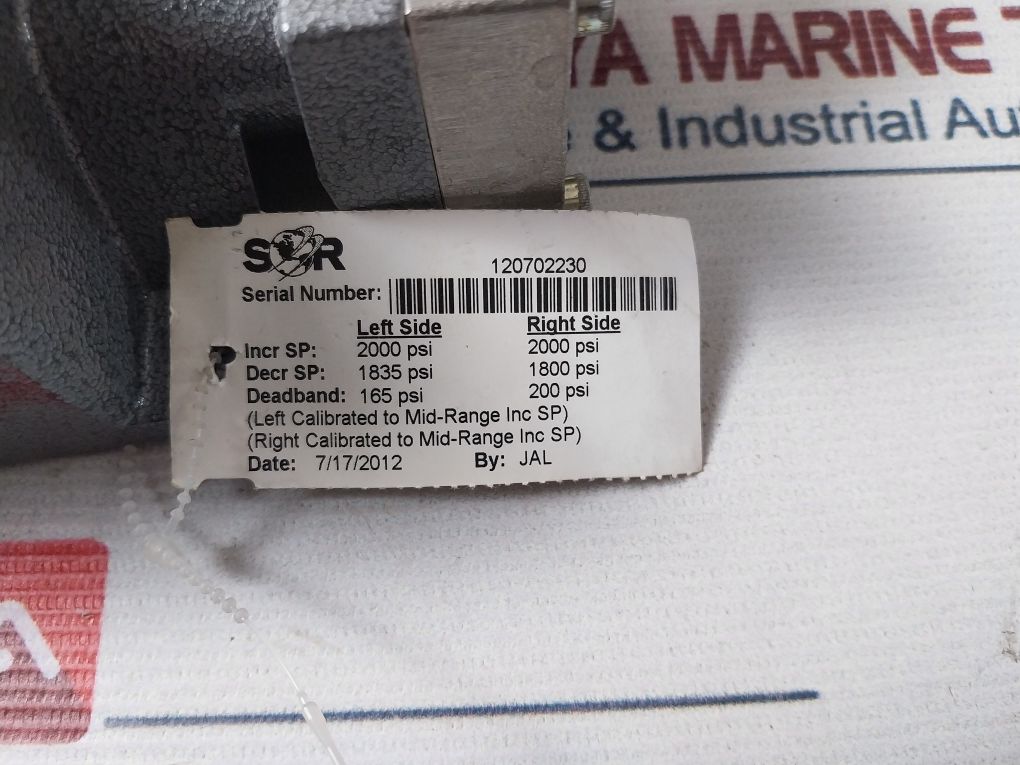 Sor 11V2-ef45-n4-c2A-c4 Pressure Switch 5A