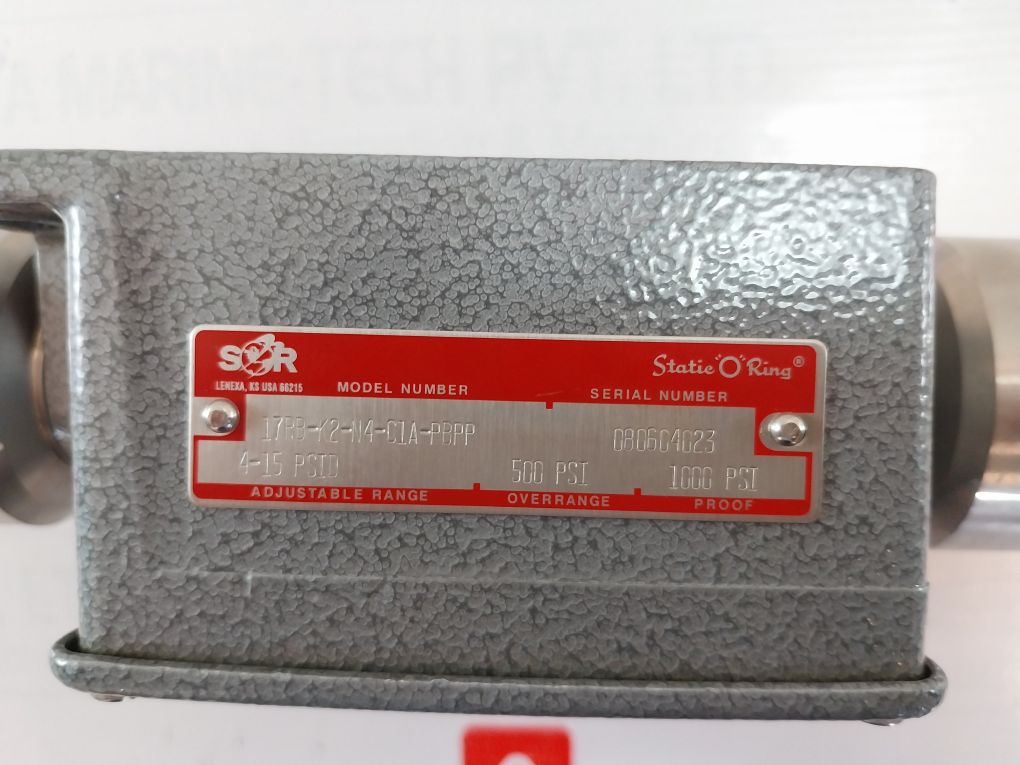 Sor 17Rb-k2-n4-c1A-pbpp Differential Pressure Switch 500 Psi
