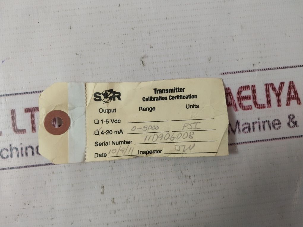 Sor 534Hs-tn5K-p9-c1A Pressure Transmitter
