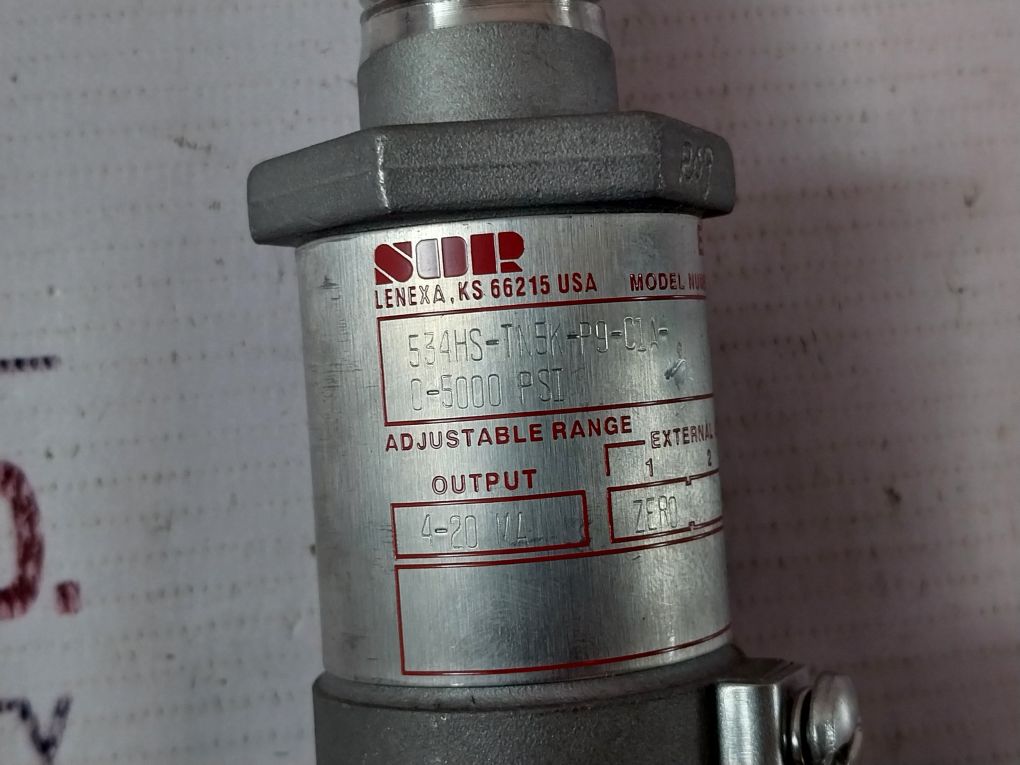 Sor 534Hs-tn5K-p9-c1A Pressure Transmitter