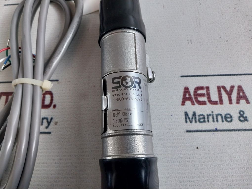 Sor 805Pt-c08-a Pressure Transmitter 0-5000 Psi 8-30Vdc