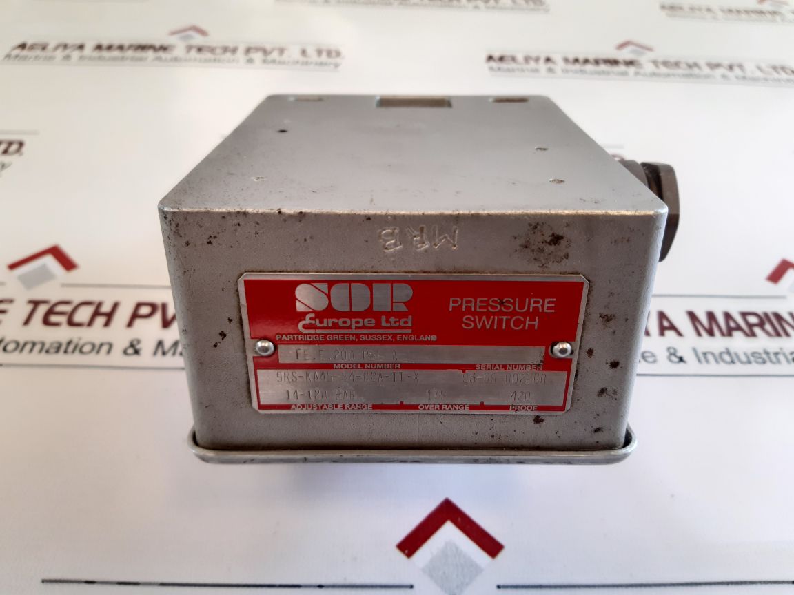 Sor 9Rs-ka45-n4-c2A-tt-x Pressure Switch 14-120 Bar