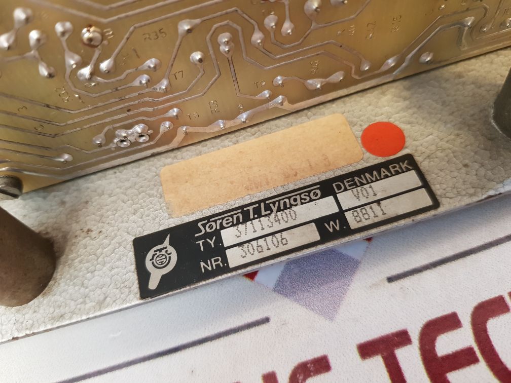 Soren T. Lyngso 37113400 Electronic Tacho System