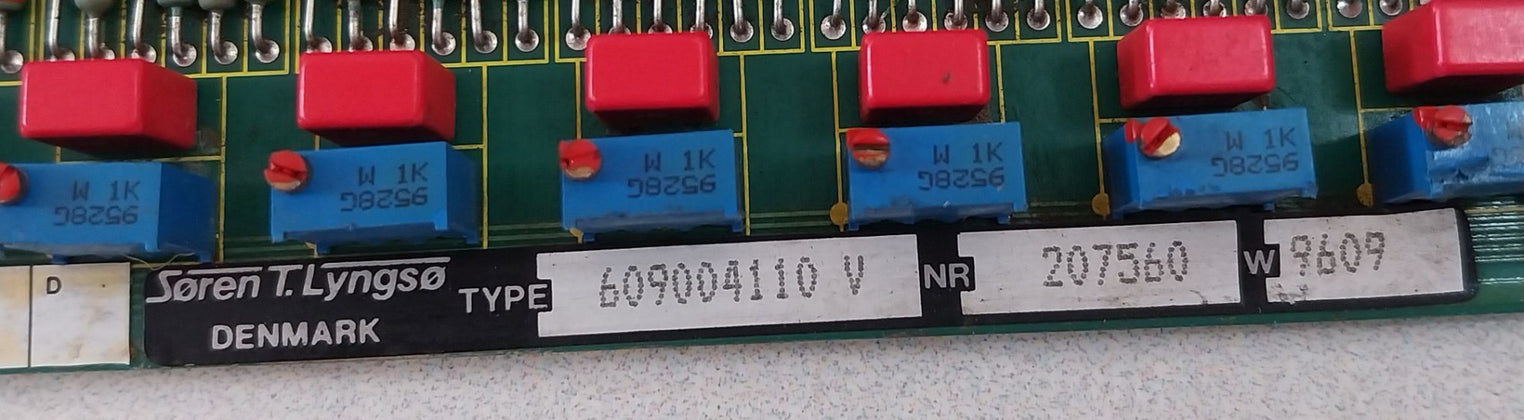 Soren T. Lyngso 609004110 V Printed Circuit Board Rev 03