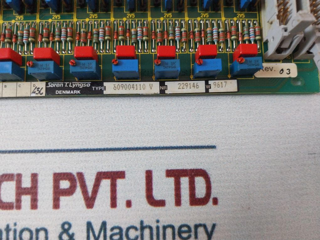 Soren T. Lyngso 609004110 V Pcb Card Rev. 03