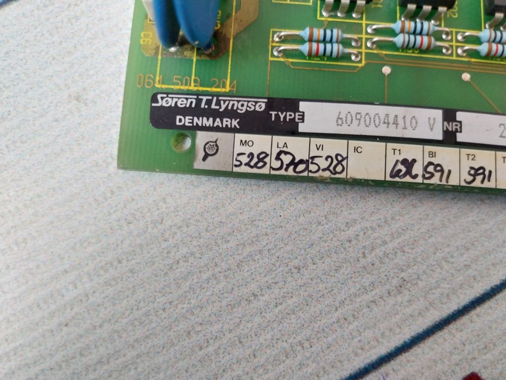 Soren T. Lyngso 609004410 V Printed Circuit Board 064.508.204 Rev 1