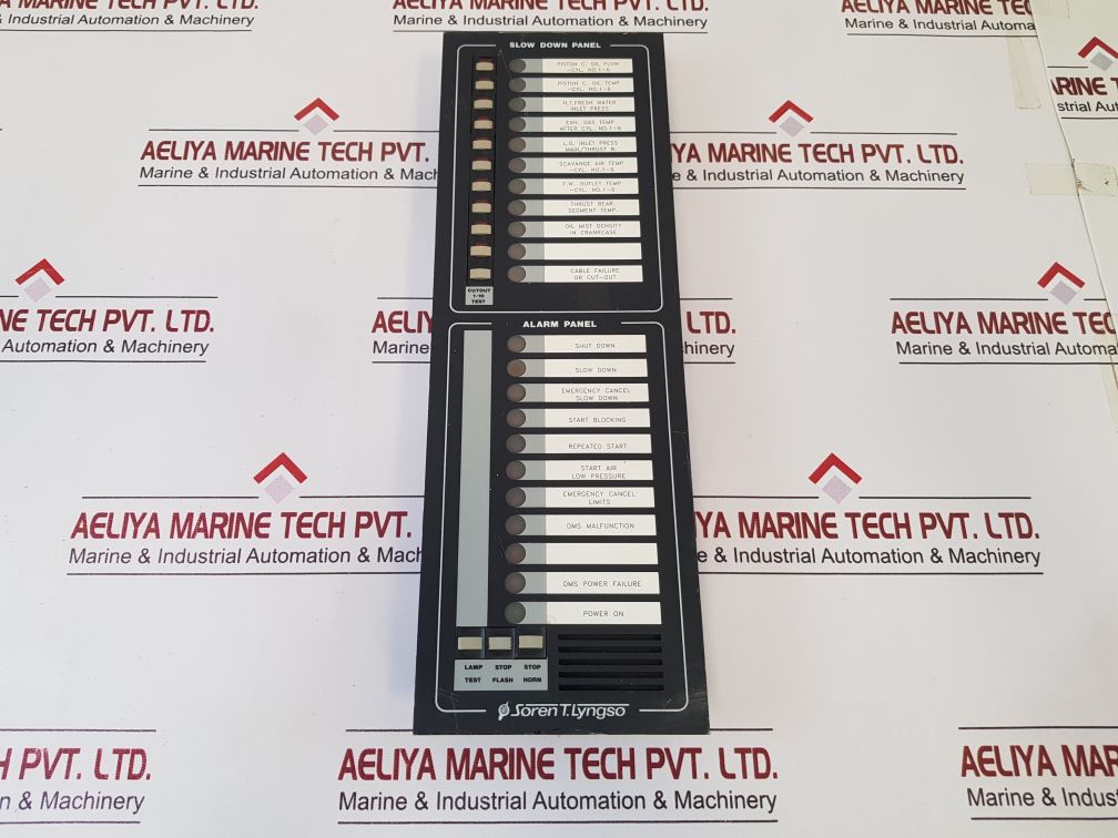 Soren T. Lyngso 900.366.211 Slow Down Alarm Panel