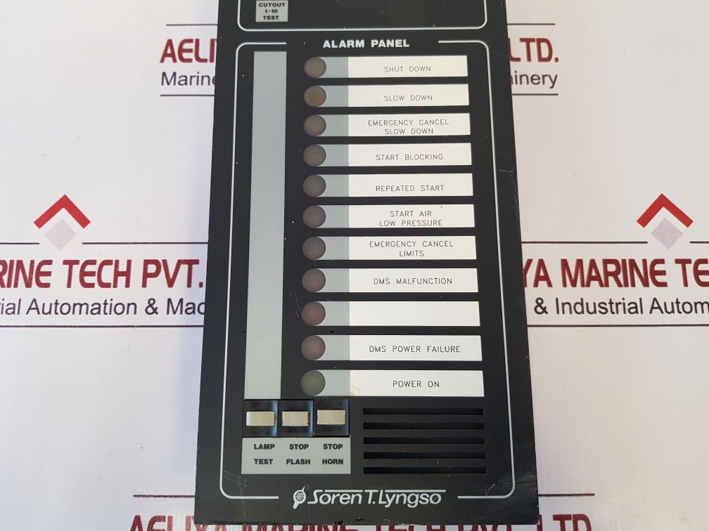 Soren T. Lyngso 900.366.211 Slow Down Alarm Panel