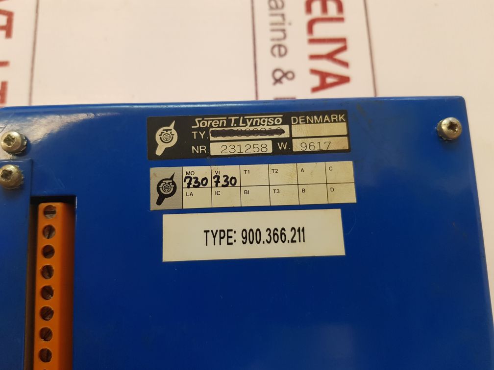 Soren T. Lyngso 900.366.211 Slow Down Alarm Panel