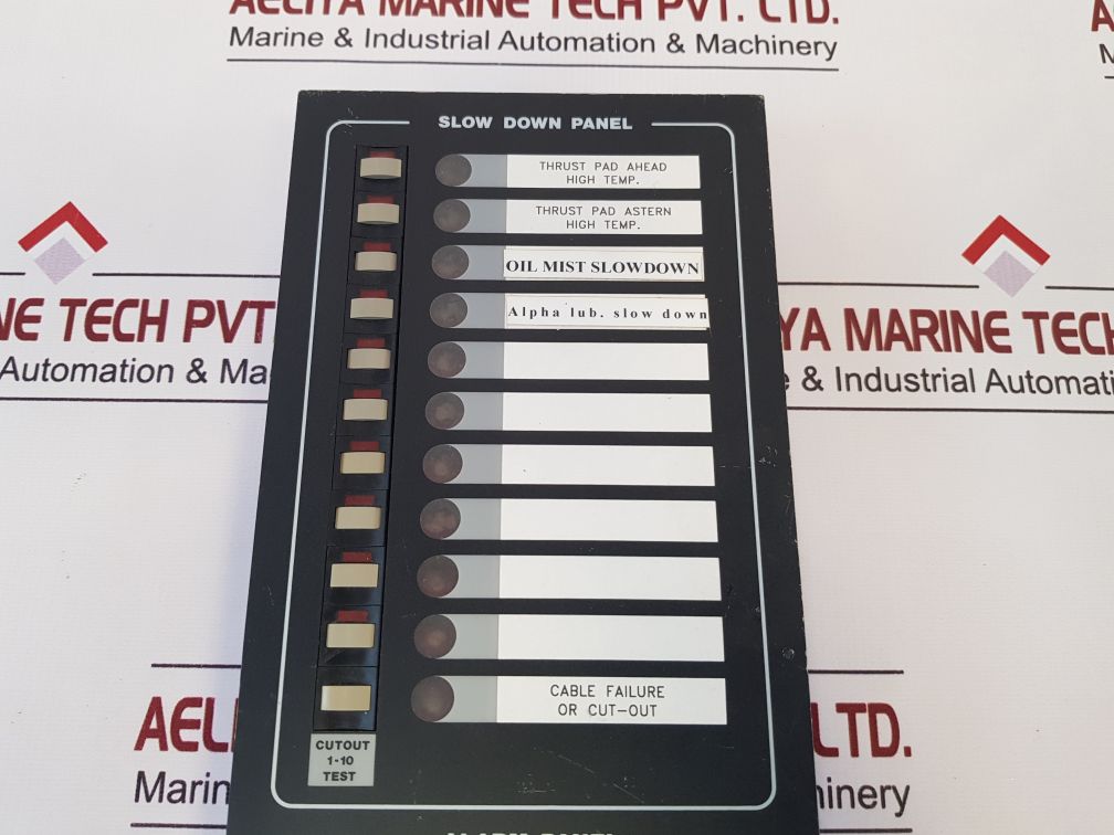 Soren T. Lyngso 900366210 Slow Down & Alarm Panel