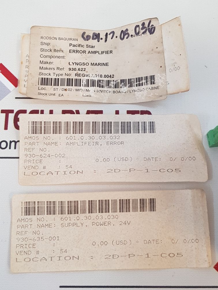 Soren T. Lyngso 930.622 Error Amplifier 930.624.002