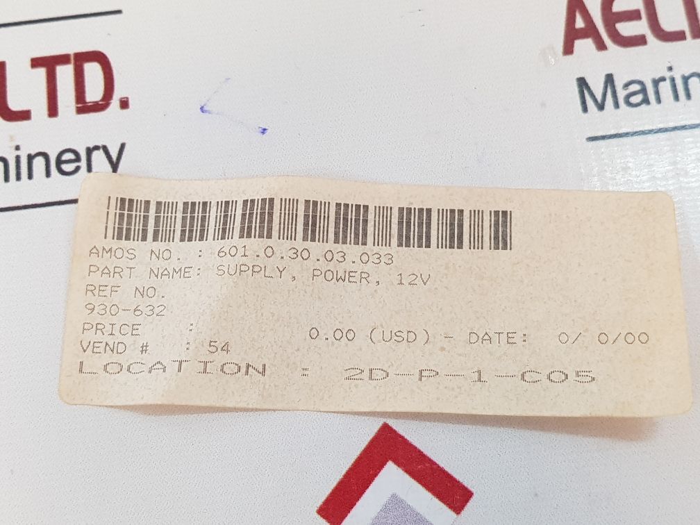 Soren T. Lyngso 930.632 Power Supply 12 V