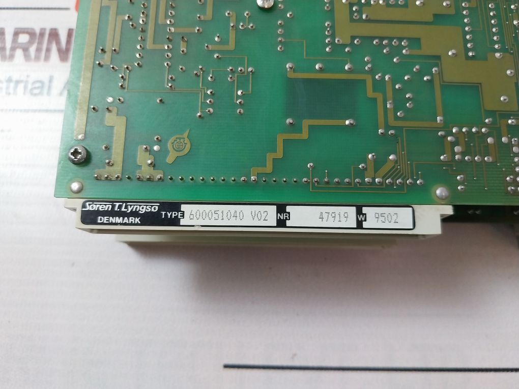 Soren T.Lyngso 600051040 V02 Pcb Card