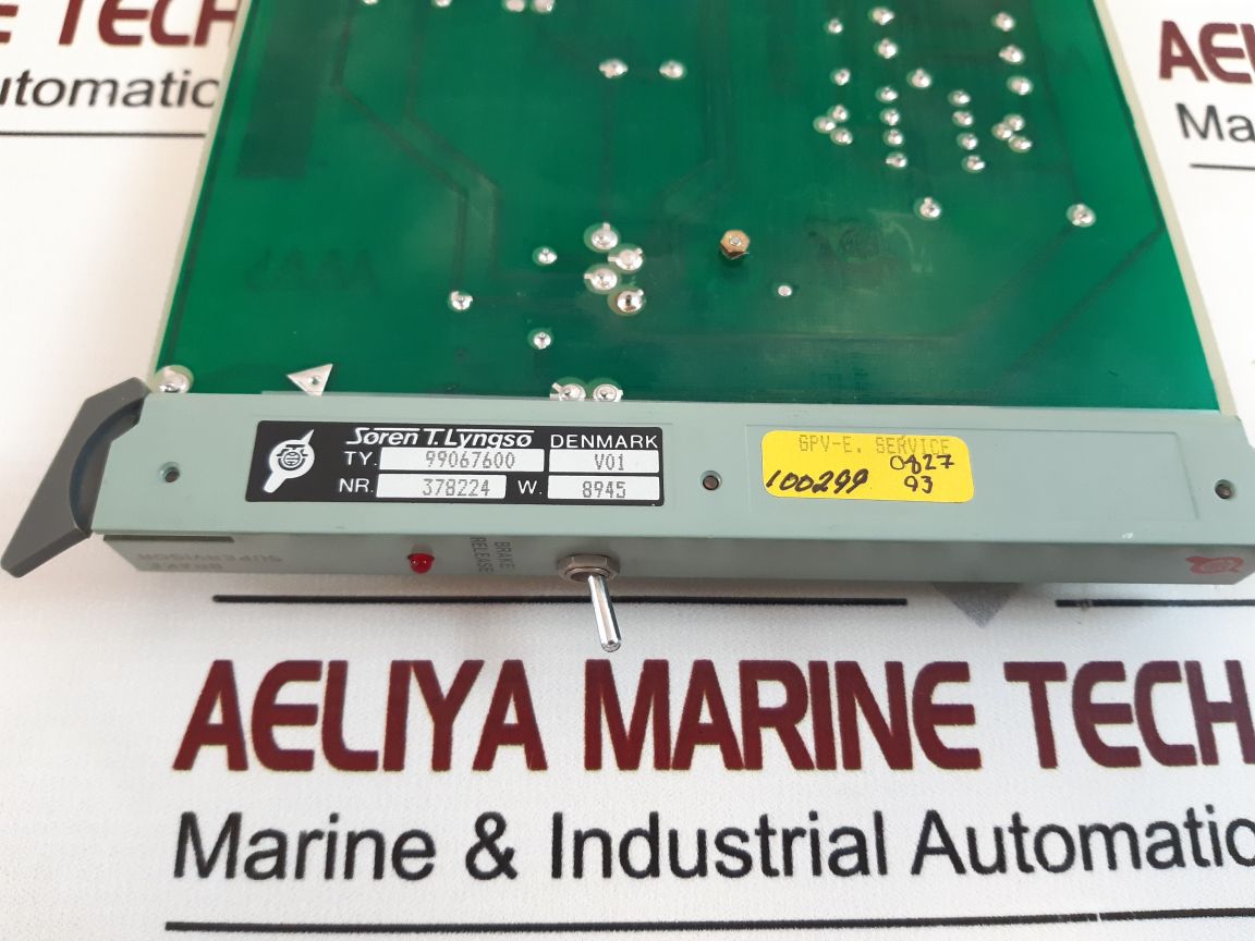 Soren T.Lyngso 99067600 Brake Release Pcb Card
