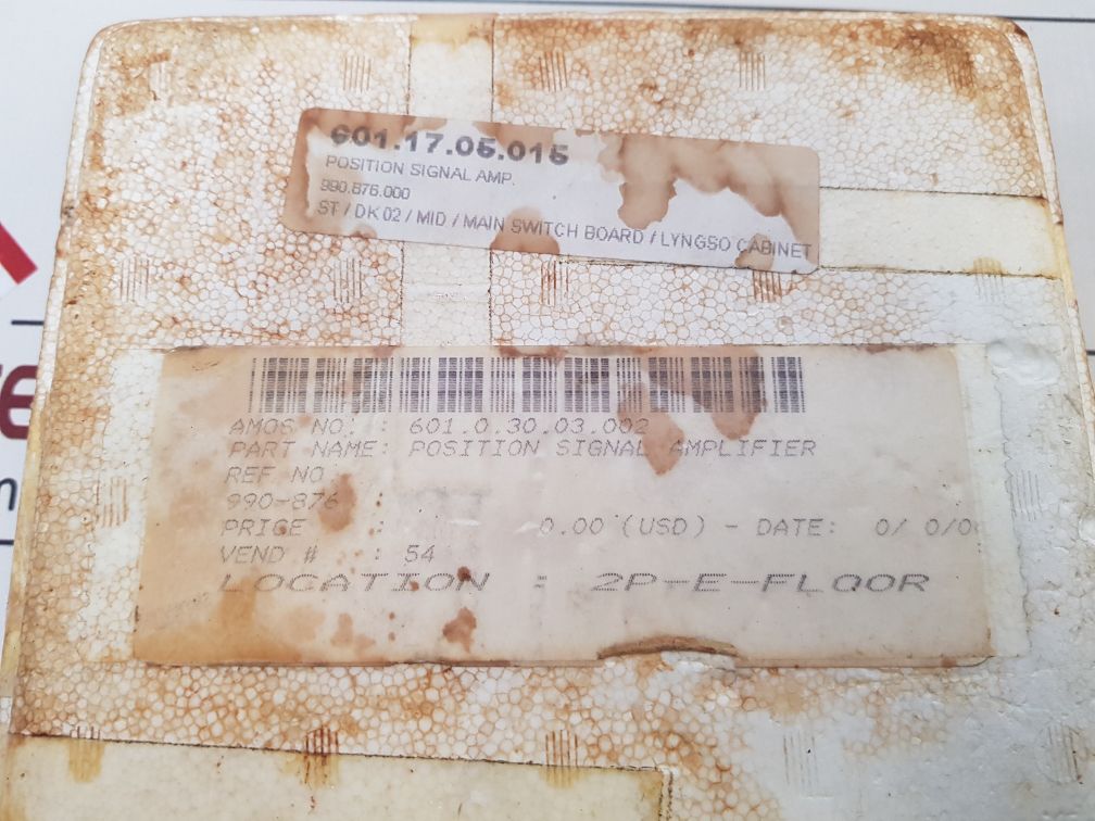 Soren T.Lyngso 990876 Position Signal Amplifier