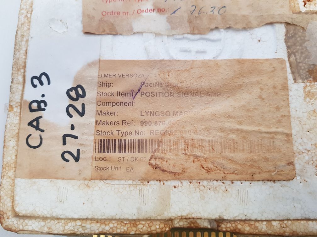 Soren T.Lyngso 990876 Position Signal Amplifier