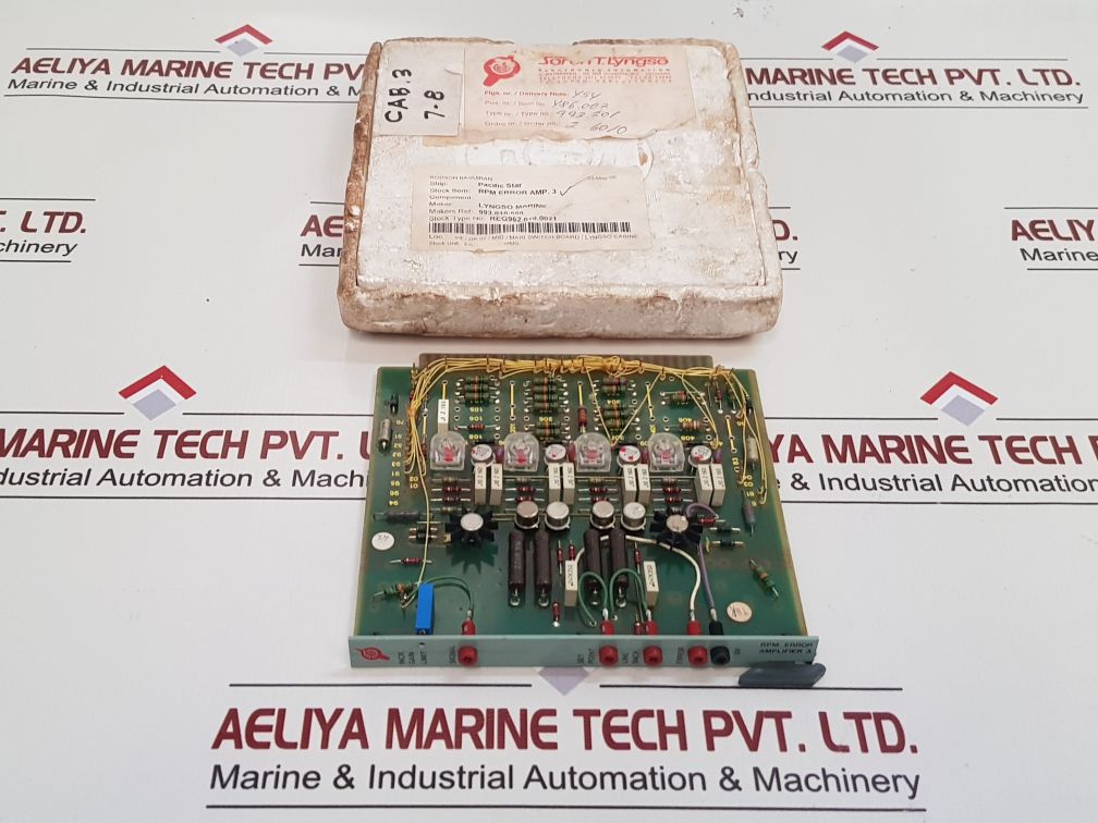 Soren T.Lyngso 992-201 Rpm Error Amplifier 3